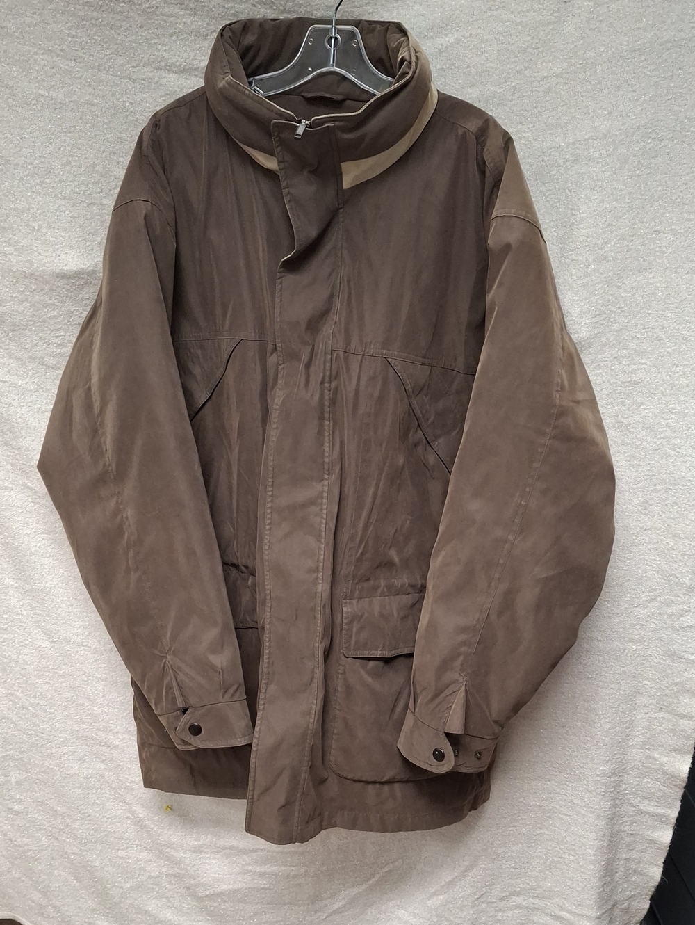 Roundtree & Yorke Olive Green Winter Coat Mens Tall - Size XL